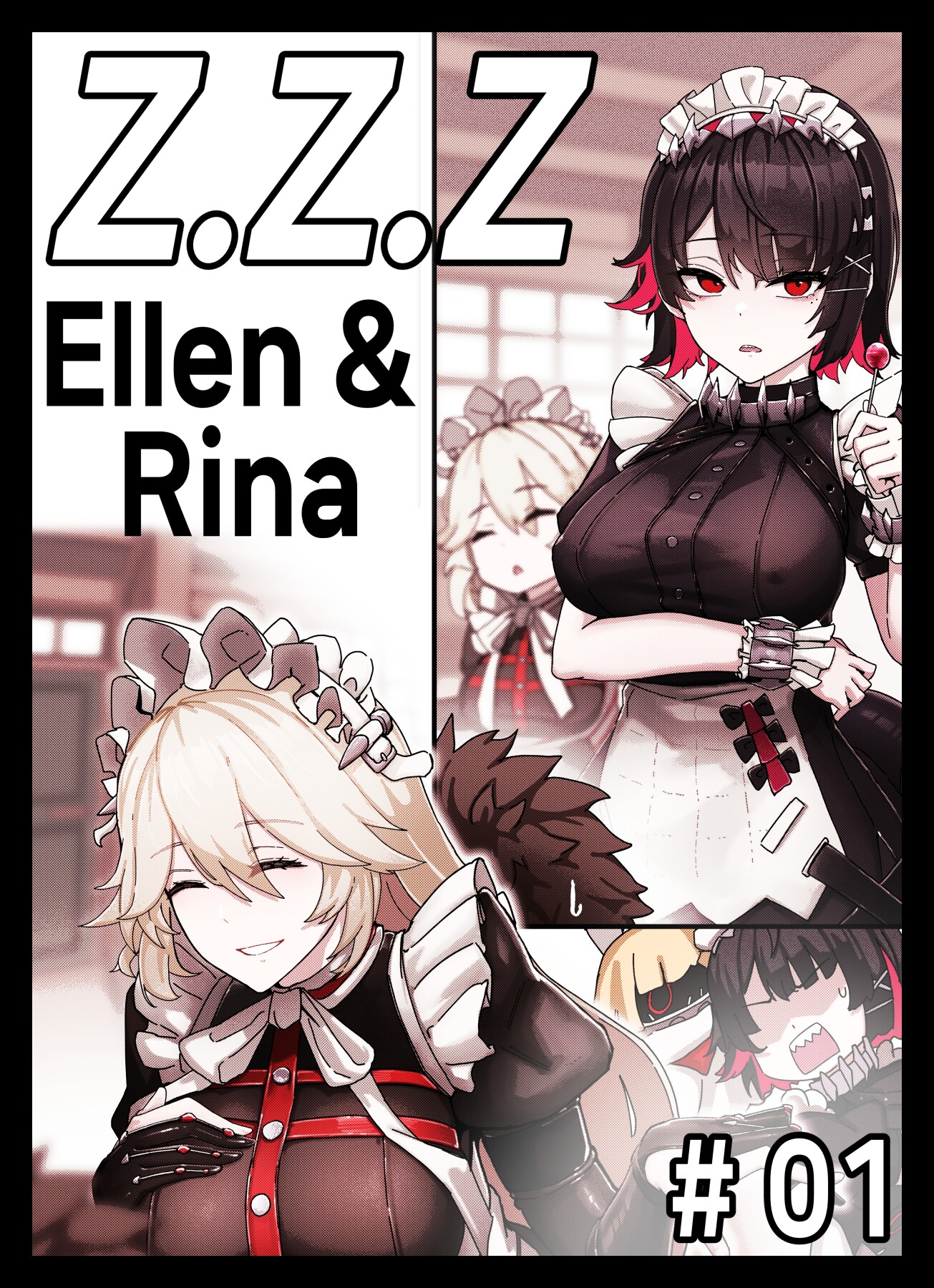 Hentai Manga Comic-Z.Z.Z #01: Ellen & Rina-Read-1